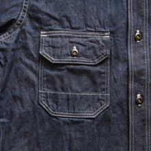 画像をギャラリービューアに読み込む, 【FREEWHEELERS/フリーホイーラーズ】“Birner” MECHANIC SHIRT  8.5oz INDIGO DENIM
