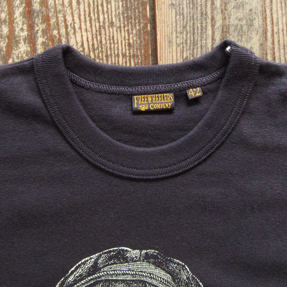 ￼新品 フリーホイーラーズ バウンドフォーGlory 42 紺色系 コリンボ FREEWHEELERS/フリーホイーラーズ】“BOUND FOR GLORY” DARK JET NAVY