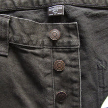画像をギャラリービューアに読み込む, 【FREEWHEELERS/フリーホイーラーズ】“BAKERSFIELD” CUT-LENGTH TROUSERS YARN-DYED INK BLACK
