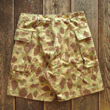 画像をギャラリービューアに読み込む, 【BUZZ RICKSON'S/バズリクソンズ】TROUSERS, HERRINGBONE TWILL CAMOUFLAGE SHORTS

