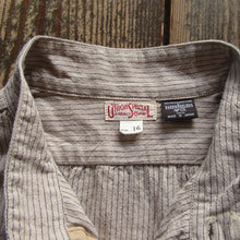 画像をギャラリービューアに読み込む, 【FREEWHEELERS/フリーホイーラーズ】“THE SKIPPER” THREE-QUARTER SLEEVE YARN-DYED DARK BEIGE × YARN-DYED BLACK
