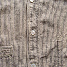 画像をギャラリービューアに読み込む, 【FREEWHEELERS/フリーホイーラーズ】“THE SKIPPER” THREE-QUARTER SLEEVE YARN-DYED DARK BEIGE × YARN-DYED BLACK
