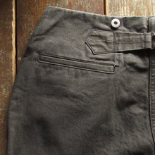 画像をギャラリービューアに読み込む, 【FREEWHEELERS/フリーホイーラーズ】“STEVEDORE” TROUSERS YARN-DYED INK BLACK
