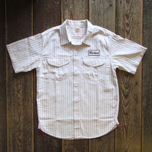 画像をギャラリービューアに読み込む, 【SUGAR CANE/シュガーケーン】COKE STRIPE WORK SHIRT with EMBROIDERED
