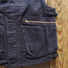 画像をギャラリービューアに読み込む, 【FREEWHEELERS/フリーホイーラーズ】“SPEED ENGINEER” SLEEVELESS COAT NAVY
