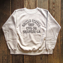 画像をギャラリービューアに読み込む, 【BUZZ RICKSON'S/バズリクソンズ】HORIZONTAL KNITTING SWEAT SHIRT “USS SHANGRI-LA”
