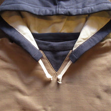 画像をギャラリービューアに読み込む, 【FREEWHEELERS/フリーホイーラーズ】“AFTER HOOD SWEAT SHIRT SET-IN SLEEVE” DOUBLE FACE  MEDIUM GRAY ｘ OLD NAVY ｘ DRY CREAM
