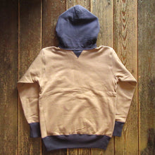 画像をギャラリービューアに読み込む, 【FREEWHEELERS/フリーホイーラーズ】“AFTER HOOD SWEAT SHIRT SET-IN SLEEVE” DOUBLE FACE  MEDIUM GRAY ｘ OLD NAVY ｘ DRY CREAM
