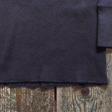 画像をギャラリービューアに読み込む, 【FREEWHEELERSフリーホイーラーズ】“CREW NECKED THERMAL” LONG SLEEVE SHIRT  BLACK
