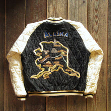 画像をギャラリービューアに読み込む, 【TAILOR TOYO/テーラー東洋】Late 1950s Style Velveteen Souvenir Jacket “POLAR BEAR” × “ALASKA MAP”
