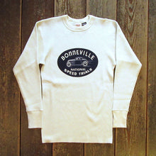 画像をギャラリービューアに読み込む, 【FREEWHEELERS/フリーホイーラーズ】“1949 BONNEVILLE” CREW NECKED THERMAL LONG SLEEVE SHIRT
