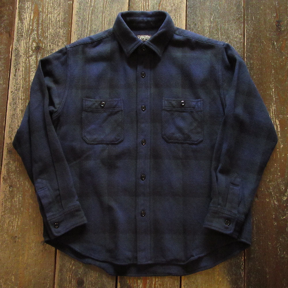 【SUGAR CANE/シュガーケーン】8/2 HEAVY TWILL OMBRE CHECK WORK SHIRT