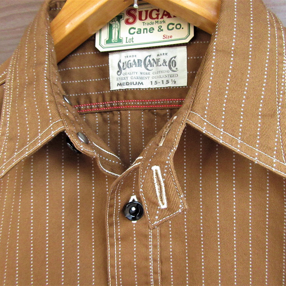 SUGAR CANE/シュガーケーン】FICTION ROMANCE 8.5oz. BROWN WABASH