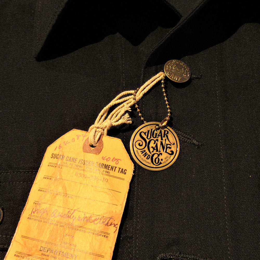 SUGAR CANE/シュガーケーン】FICTION ROMANCE 11oz. BLACK DENIM