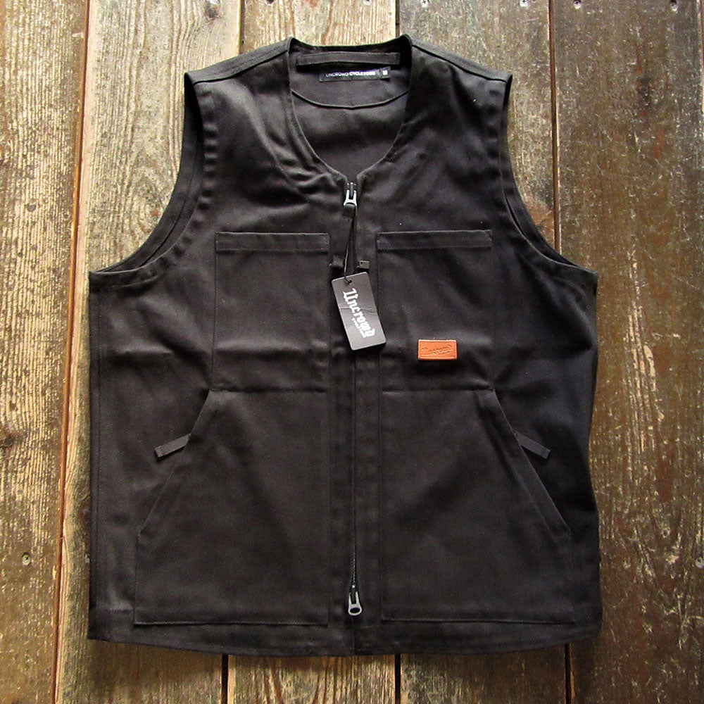 【UNCROWD/アンクラウド】CANVAS RIDE VEST